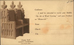 Clergy Stall, Trinity Cathedral Clergy Stall, Trinity Cathedral