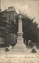 Soldiers Monument Postcard