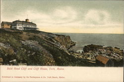 Bald Head Cliff and Cliff House York, ME Postcard Postcard Postcard