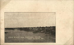 York River from Marhsall House Postcard