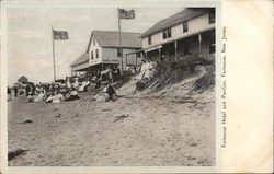 Forescue Hotel and Pavilion Fortescue, NJ Postcard Postcard Postcard