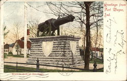 Greetings Fort Wayne, IN Postcard Postcard Postcard