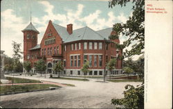 High School Bloomington, IL Postcard Postcard Postcard