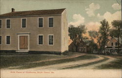 Birth Place of Hawthorne South Casco, ME Postcard Postcard Postcard