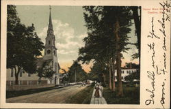 Upper Main Street Castine, ME Postcard Postcard Postcard