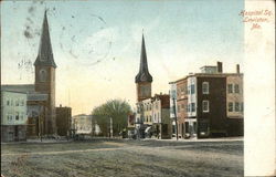 Hospital Sq. Lewiston, ME Postcard Postcard Postcard