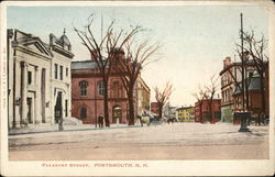 Pleasant Street Portsmouth, NH Postcard Postcard Postcard