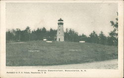 Weston Observatory Manchester, NH Postcard Postcard Postcard