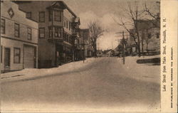 Lake Street from Main Street Meredith, NH Postcard Postcard Postcard