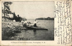 A Glimpse of Pawtuckaway Lake Postcard