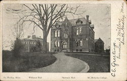 Williston Hall, Shattuck Hall, Mt. Holyoke College Postcard