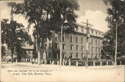 City Hall Beverly, MA Postcard Postcard Postcard