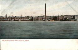 View From the Bay Fall River, MA Postcard Postcard Postcard