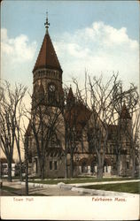 Town Hall Fairhaven, MA Postcard Postcard Postcard