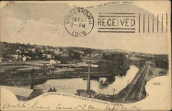 Looking South West Orange, MA Postcard Postcard Postcard
