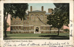 Peabody High School Massachusetts Postcard Postcard Postcard