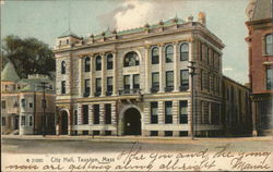 City Hall Taunton, MA Postcard Postcard Postcard