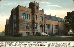 Dwight Hall, Mt. Holyoke College Postcard
