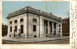 Post Office Fitchburg, MA Postcard Postcard Postcard