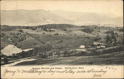 Greylock Moutnain and Hopper Williamstown, MA Postcard Postcard Postcard