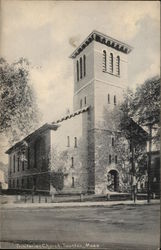 Trinitarian Church Taunton, MA Postcard Postcard Postcard