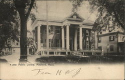 Public Library Medford, MA Postcard Postcard Postcard