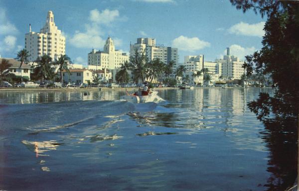 Hotel Row And Indian Creek Miami Beach Florida
