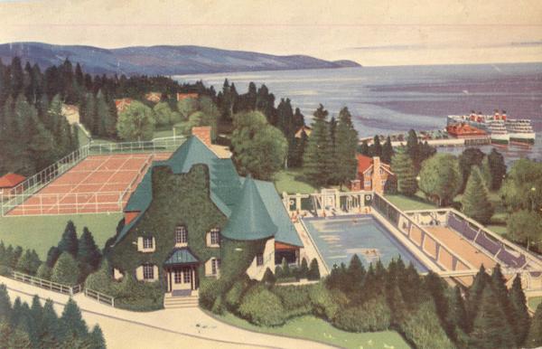 Casino And Swimming Pool At Manoir Richelieu Quebec