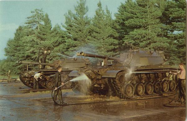 M48 Patton tanks at Camp Drum New York