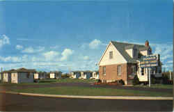 Evergreen Motor Court Postcard