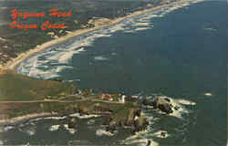 Yaquina Head Oregon Coast Postcard