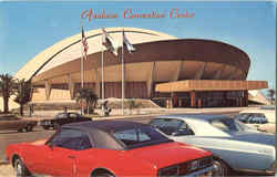 Anaheim Convention Center - 1969 Chevy Camaro Postcard