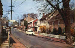 Mechanic Street New Hope, PA Postcard Postcard