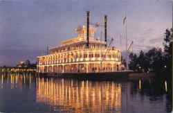 Walt Disney World Village Steamboat Postcard