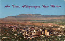 Air Views Albuquerque New Mexico Postcard Postcard