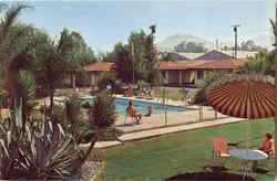 La Casa Contenta Motel, 1435 8th Street Postcard