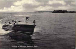 Boating On Beautiful Kentucky Lake Postcard Postcard