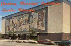 Pershing Municipal Auditorium Postcard