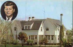 President John F. Kennedy's Summer Home Postcard
