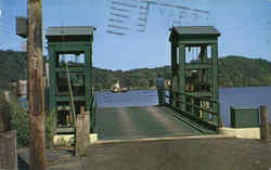 Ferry East Haddam, CT Postcard Postcard