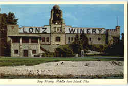 Lonz Winery, Middle Bass Isle Postcard