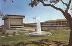 The LBJ Library University of Texas Postcard