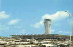 Beautiful Robert Mueller Airport Postcard