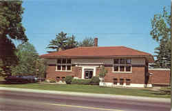 T. B. Scott Free Library Postcard