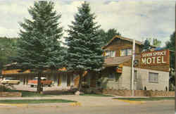 Silver Spruce Motel, 2929 North Main Ave Postcard