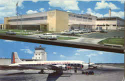Petersburg Post Office Clearwater International Airport Postcard
