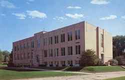 Library Science Building, Northwestern College Postcard