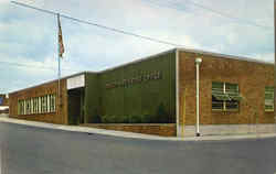 Post Office In Nature's Air Conditioned City Bluefield, WV Postcard Postcard