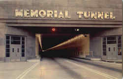 Memorial Tunnel West Virginia Turnpike Postcard
