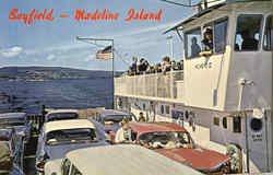 Bayfield Ferry Nichevo Madeline Island Postcard